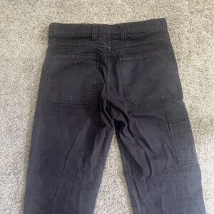Madewell Relaxed Straight Black Jeans